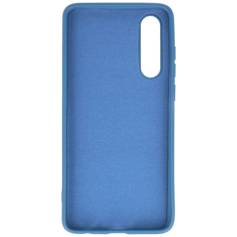 Custodia in TPU color moda per Huawei P30 Navy