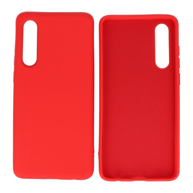 Custodia in TPU color moda per Huawei P30 rossa