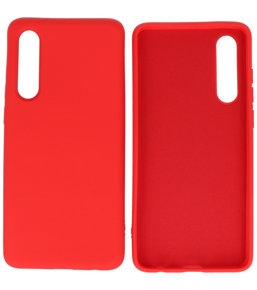 Carcasa TPU Color Moda Huawei P30 Rojo