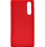 Carcasa TPU Color Moda Huawei P30 Rojo