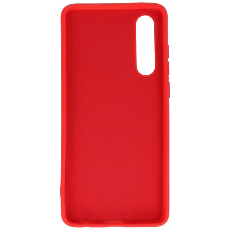 Custodia in TPU color moda per Huawei P30 rossa