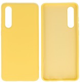 2.0mm Dikke Fashion Color TPU Hoesje Huawei P30 Geel