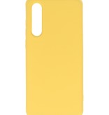 Custodia in TPU colore moda per Huawei P30 giallo