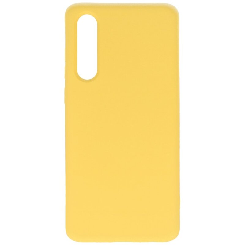 Custodia in TPU colore moda per Huawei P30 giallo