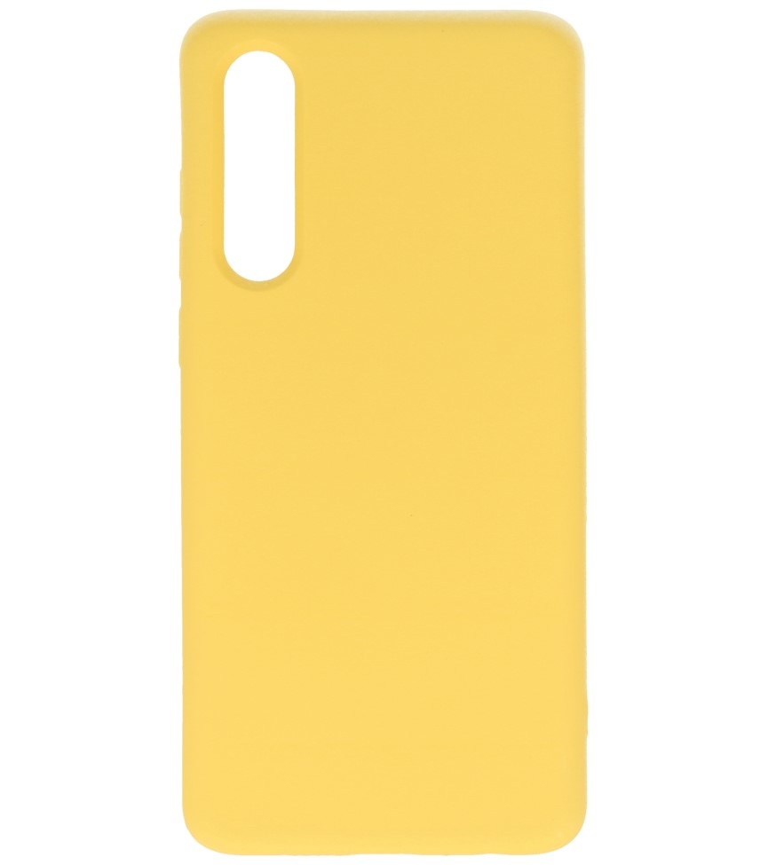 Coque en TPU Fashion Color Huawei P30 Jaune