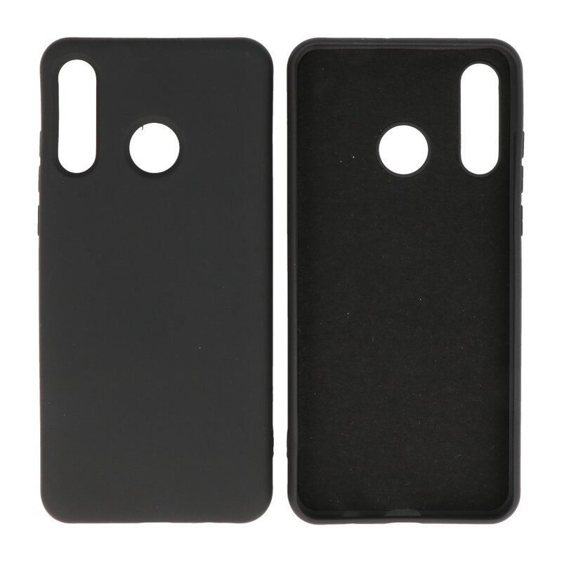 Custodia in TPU color moda per Huawei P30 Lite nera