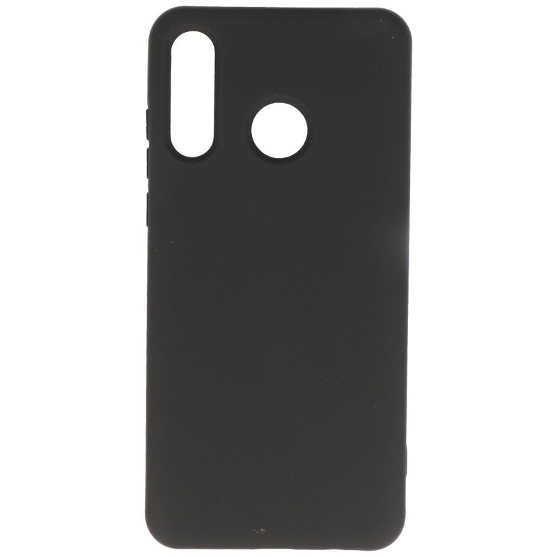 Custodia in TPU color moda per Huawei P30 Lite nera