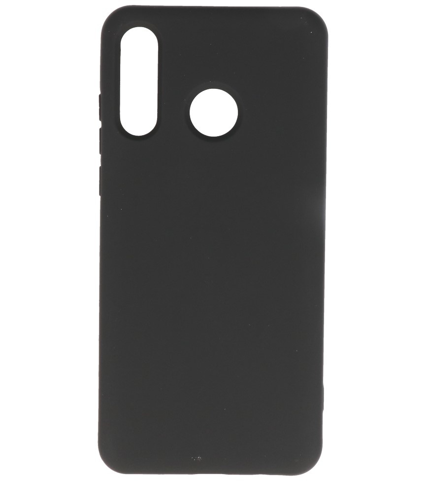 Custodia in TPU color moda per Huawei P30 Lite nera