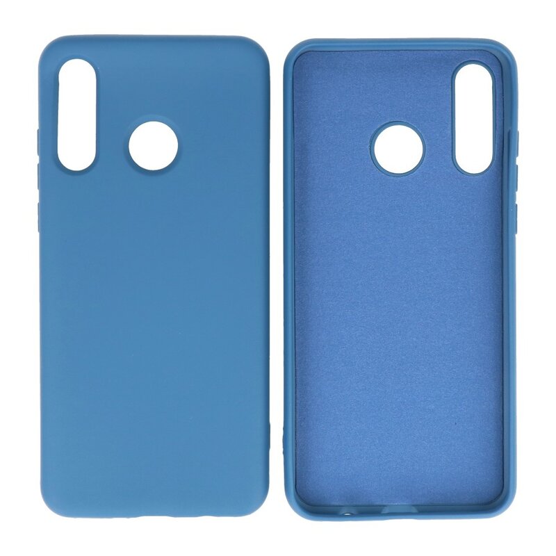 2.0mm Dikke Fashion Color TPU Hoesje Huawei P30 Lite Navy