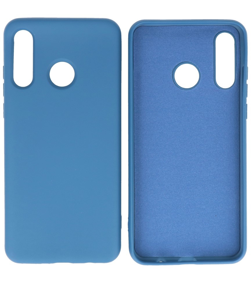 Fashion Color TPU Cover Huawei P30 Lite Navy