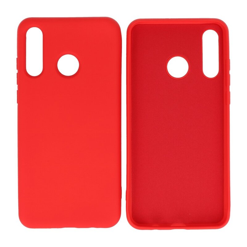 Custodia in TPU color moda per Huawei P30 Lite rossa