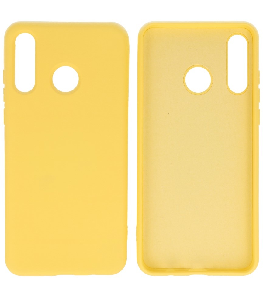 2.0mm Dikke Fashion Color TPU Hoesje Huawei P30 Lite Geel