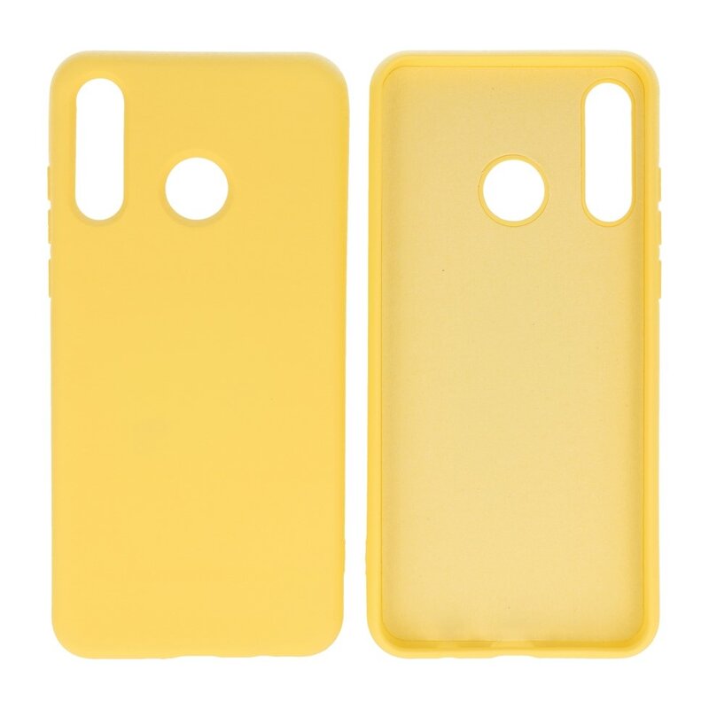 Custodia in TPU color moda per Huawei P30 Lite gialla
