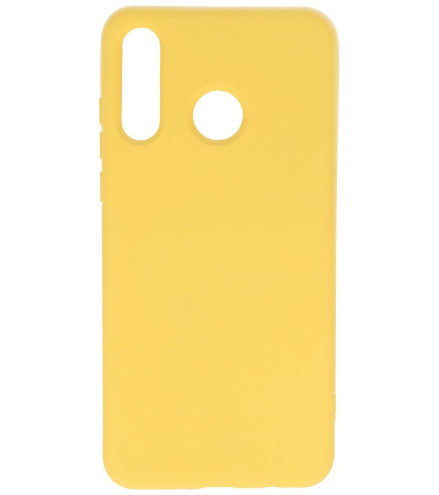 Fashion Color TPU Case Huawei P30 Lite Yellow