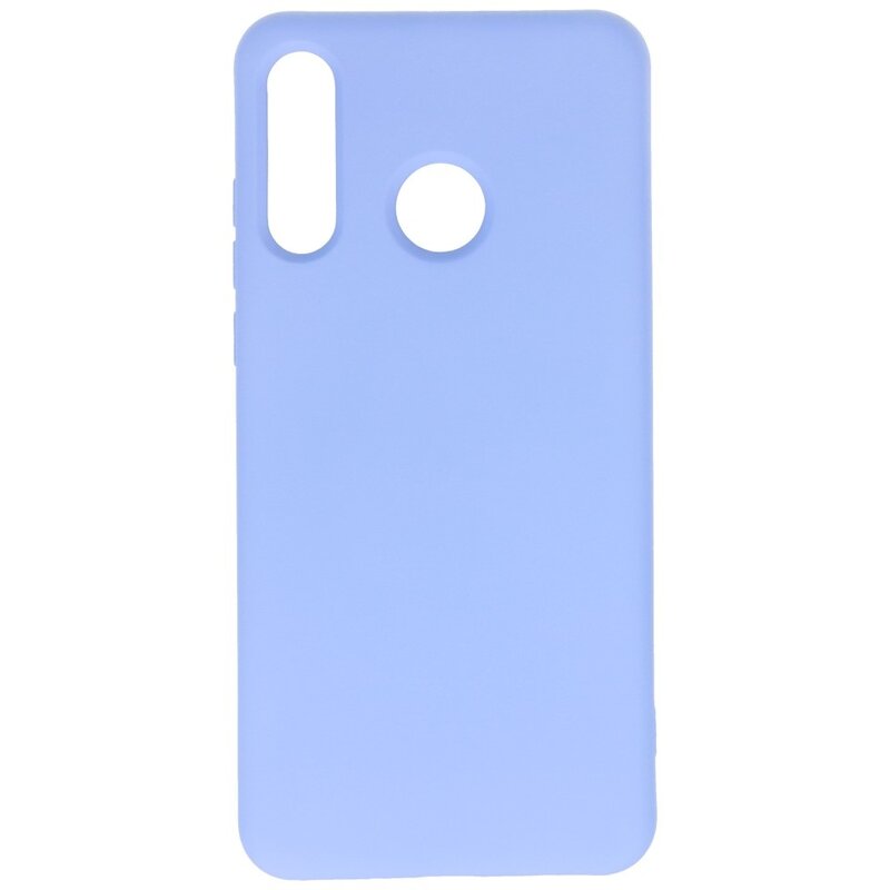 2.0mm Dikke Fashion Color TPU Hoesje Huawei P30 Lite Paars