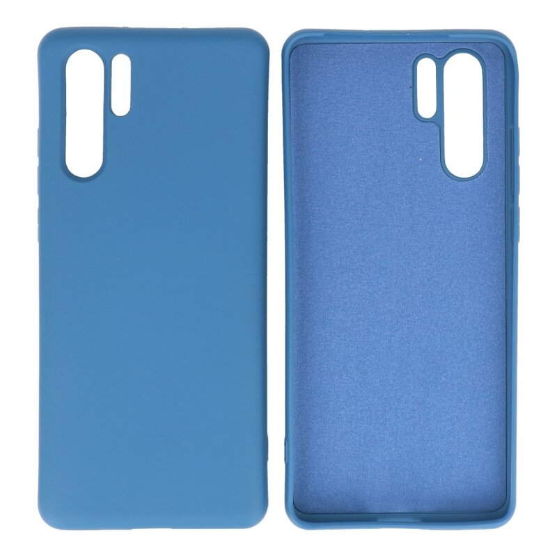 Fashion Color TPU Case Huawei P30 Pro Navy