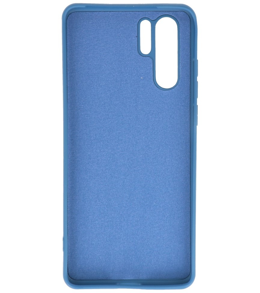 2.0mm Dikke Fashion Color TPU Hoesje Huawei P30 Pro Navy