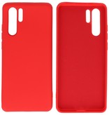 Fashion Color TPU Cover Huawei P30 Pro Rød