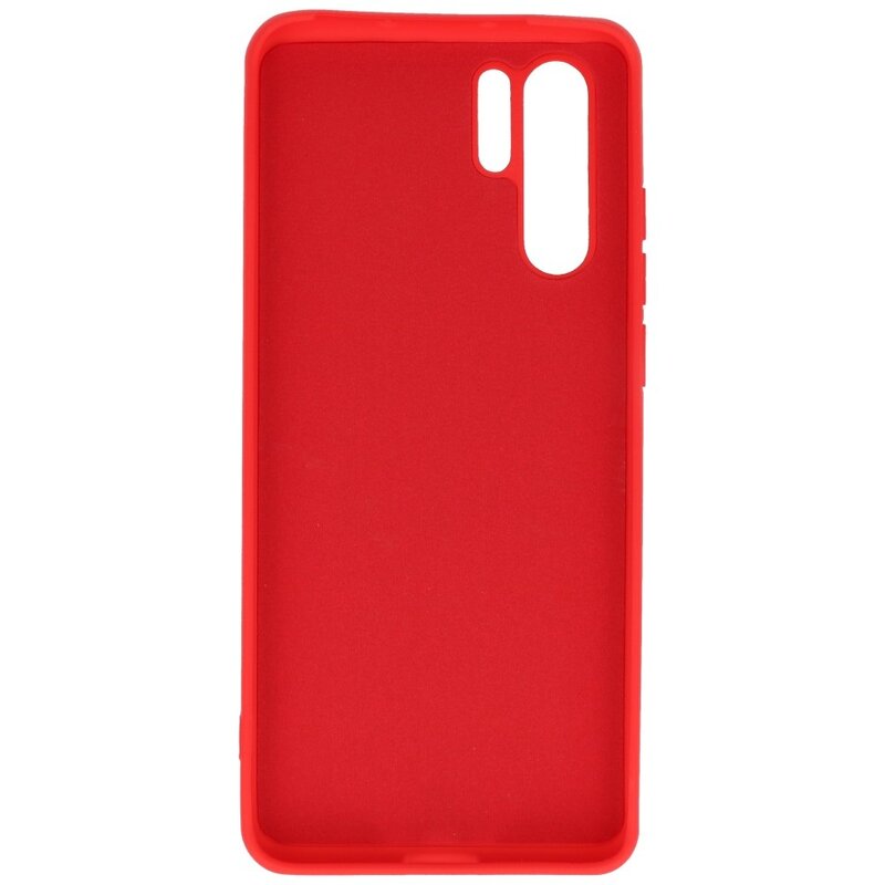 Carcasa TPU Color Moda Huawei P30 Pro Rojo