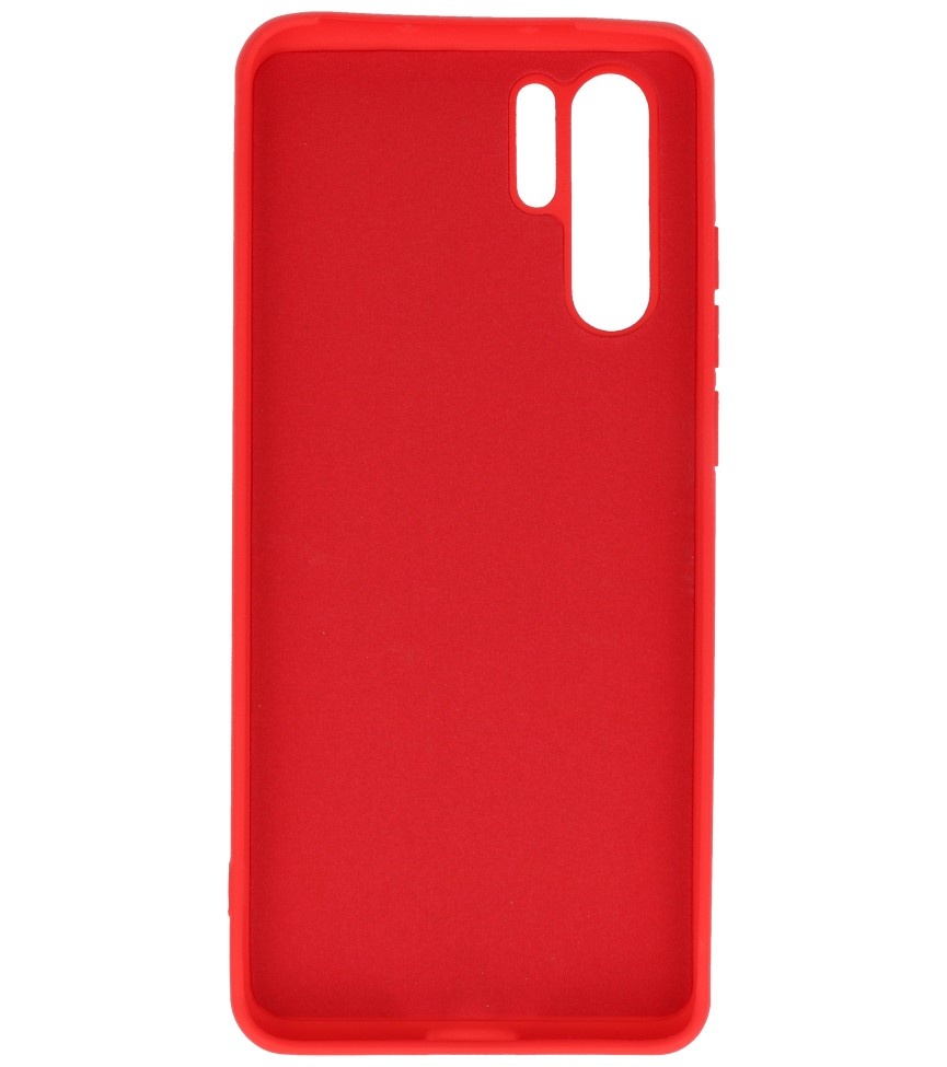 Carcasa TPU Color Moda Huawei P30 Pro Rojo