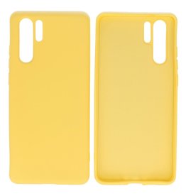 Carcasa Moda Color TPU Huawei P30 Pro Amarillo