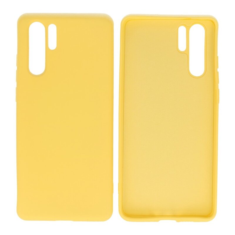 Mode Farbe TPU Fall Huawei P30 Pro Gelb