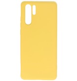 Custodia in TPU colore moda per Huawei P30 Pro giallo