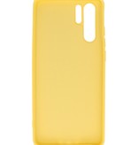 Carcasa Moda Color TPU Huawei P30 Pro Amarillo