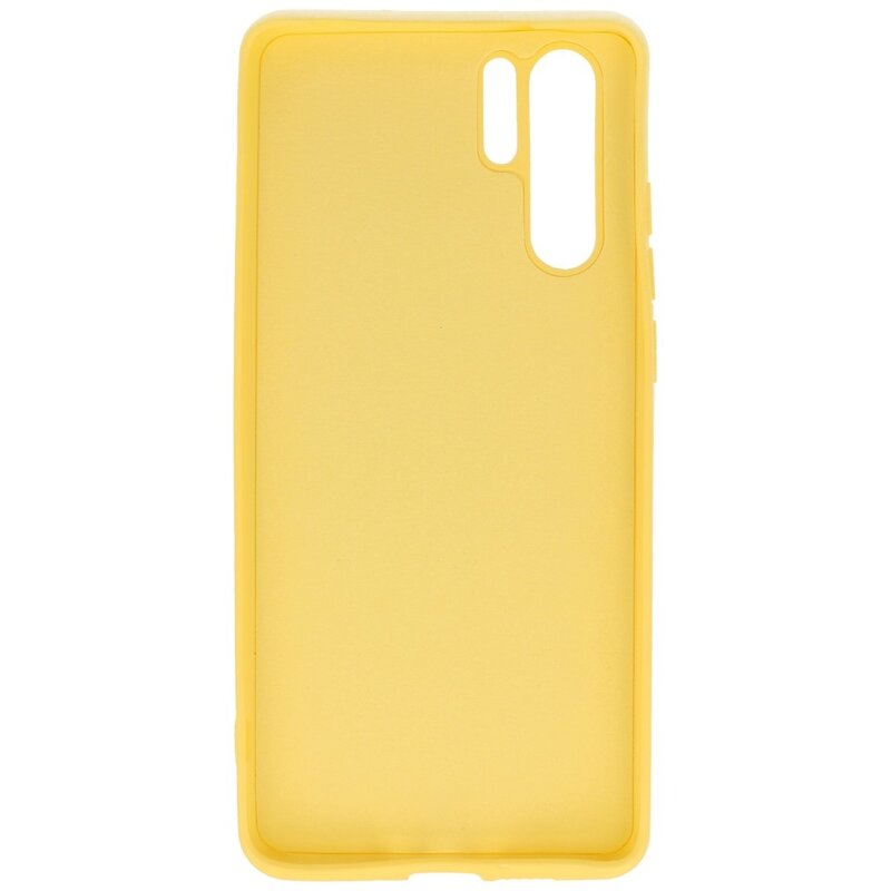 Fashion Color TPU Case Huawei P30 Pro Yellow