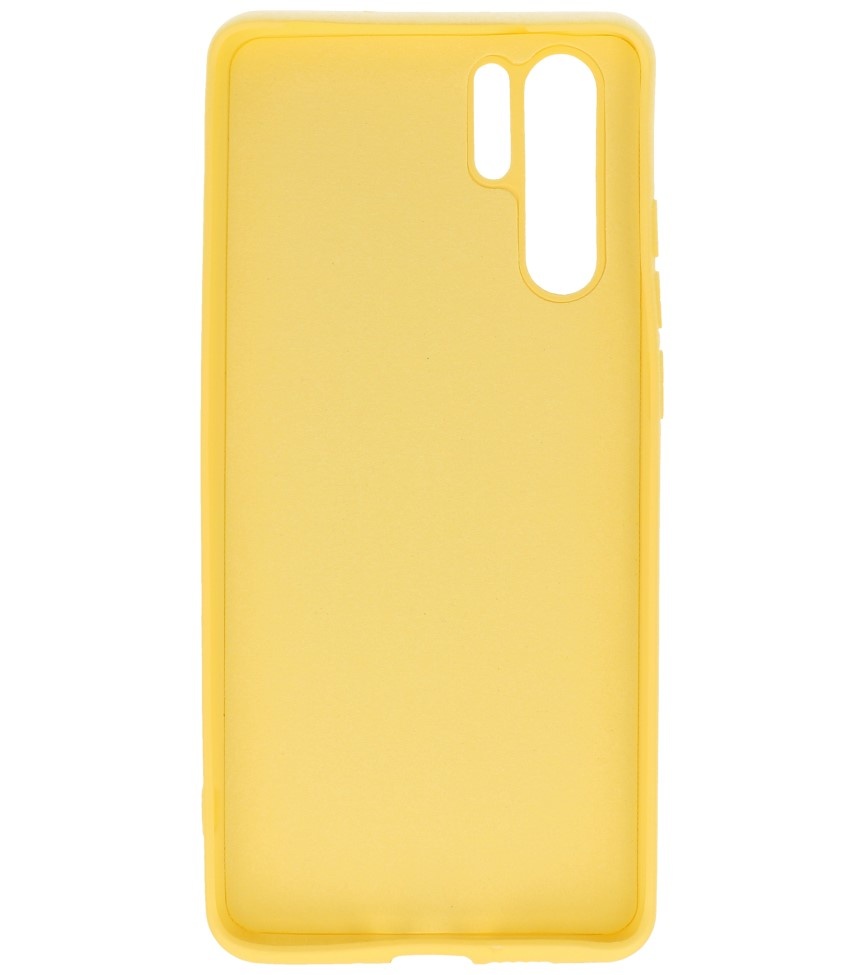 Carcasa Moda Color TPU Huawei P30 Pro Amarillo