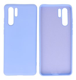 Fashion Color TPU Cover Huawei P30 Pro Lilla