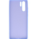 2.0mm Dikke Fashion Color TPU Hoesje Huawei P30 Pro Paars