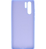 Coque en TPU Fashion Color pour Huawei P30 Pro Violet