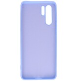 2.0mm Dikke Fashion Color TPU Hoesje Huawei P30 Pro Paars