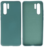 2.0mm Dikke Fashion Color TPU Hoesje Huawei P30 Pro Donker Groen