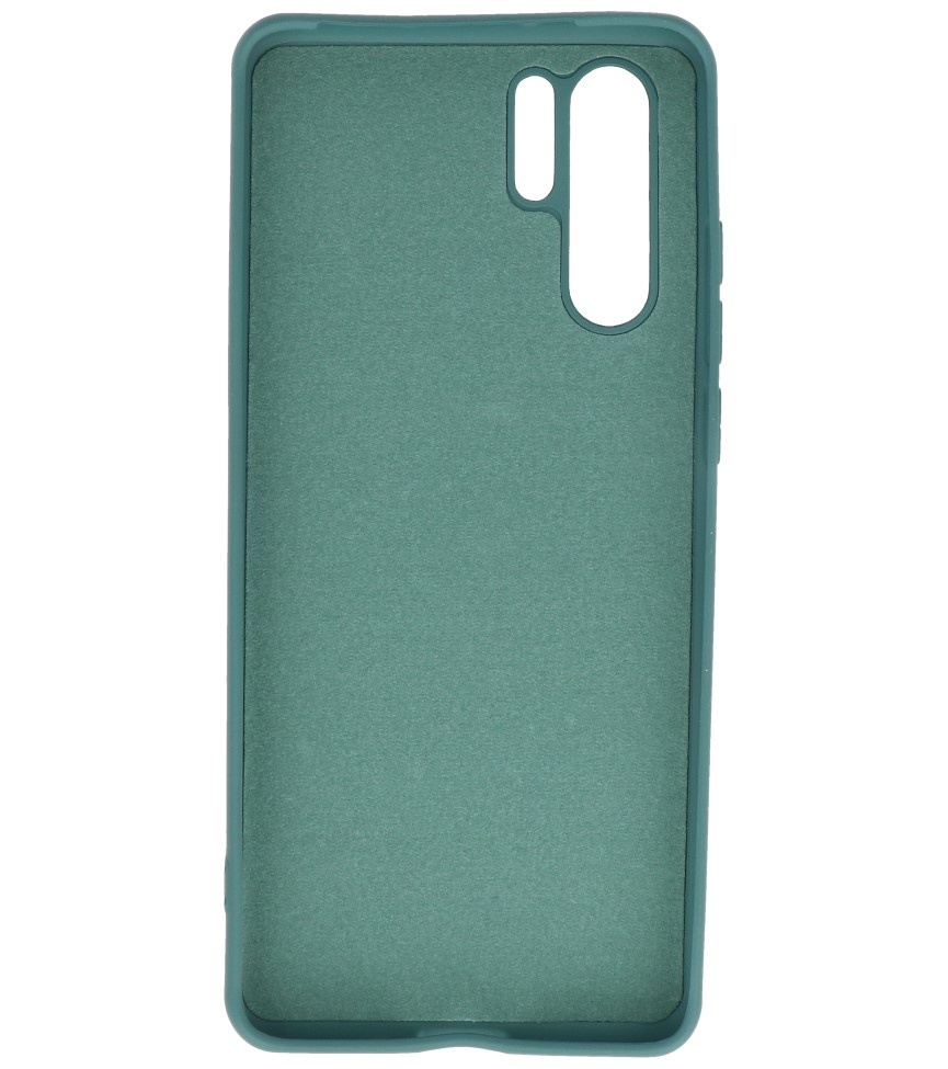 2.0mm Dikke Fashion Color TPU Hoesje Huawei P30 Pro Donker Groen