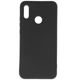 Carcasa de TPU en color de moda Huawei P Smart 2019 Negro