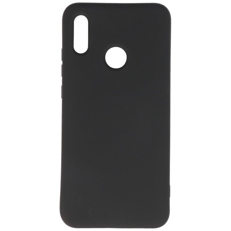 Carcasa de TPU en color de moda Huawei P Smart 2019 Negro