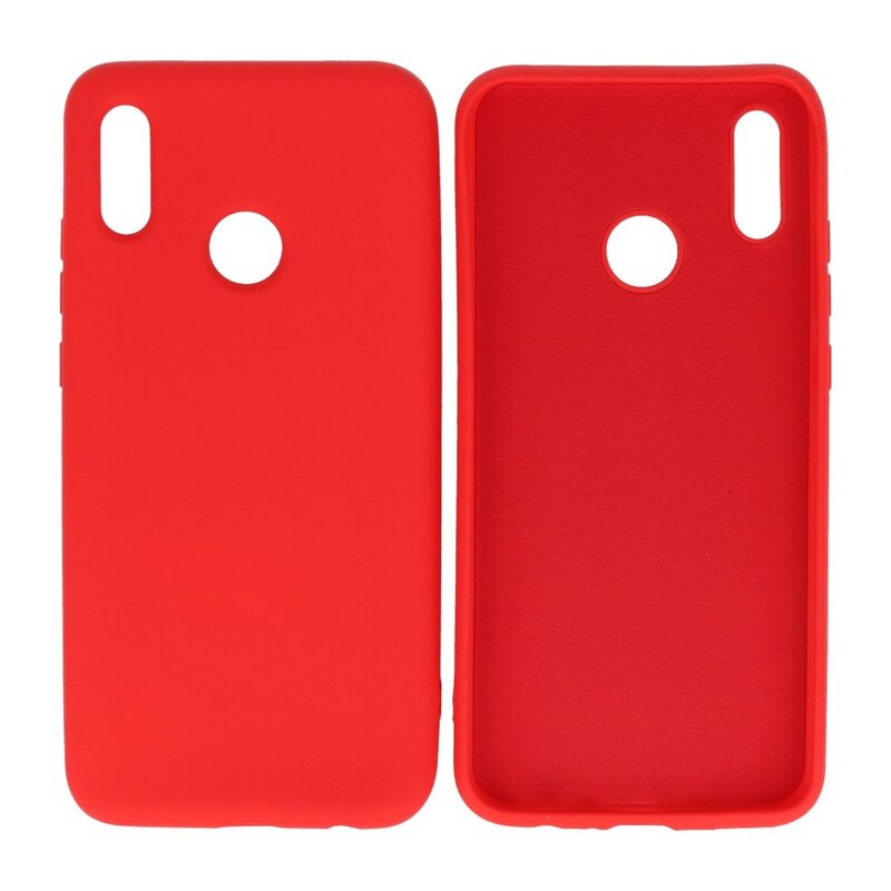 Fashion Color TPU Case Huawei P Smart 2019 Red