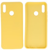 2.0mm Dikke Fashion Color TPU Hoesje Huawei P Smart 2019 Geel