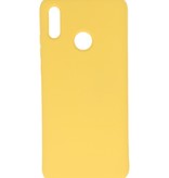 Fashion Color TPU Case Huawei P Smart 2019 Yellow