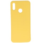 Carcasa TPU Color Moda Huawei P Smart 2019 Amarillo