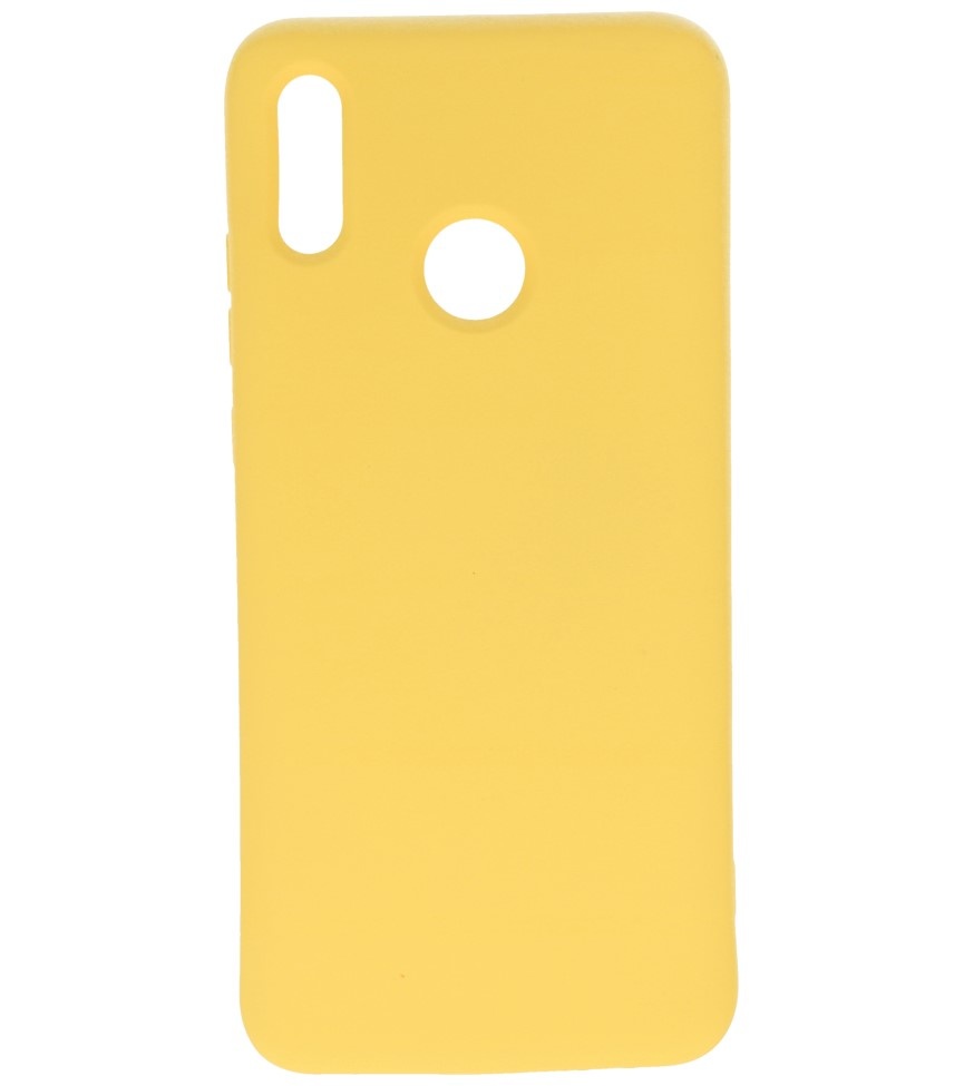 Fashion Color TPU Case Huawei P Smart 2019 Yellow