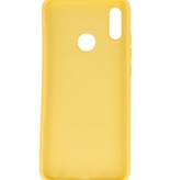 2.0mm Dikke Fashion Color TPU Hoesje Huawei P Smart 2019 Geel