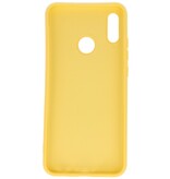 Carcasa TPU Color Moda Huawei P Smart 2019 Amarillo