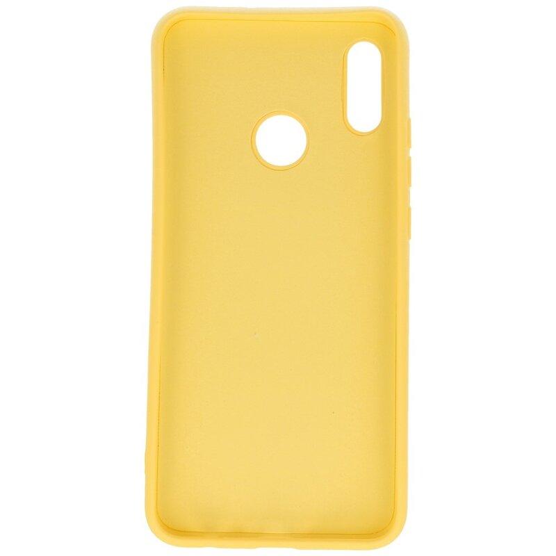 Carcasa TPU Color Moda Huawei P Smart 2019 Amarillo