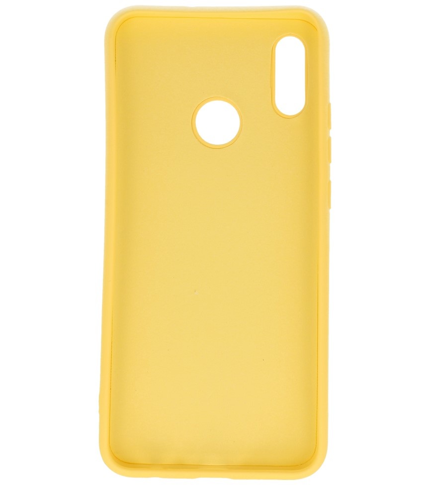 Fashion Color TPU Case Huawei P Smart 2019 Yellow