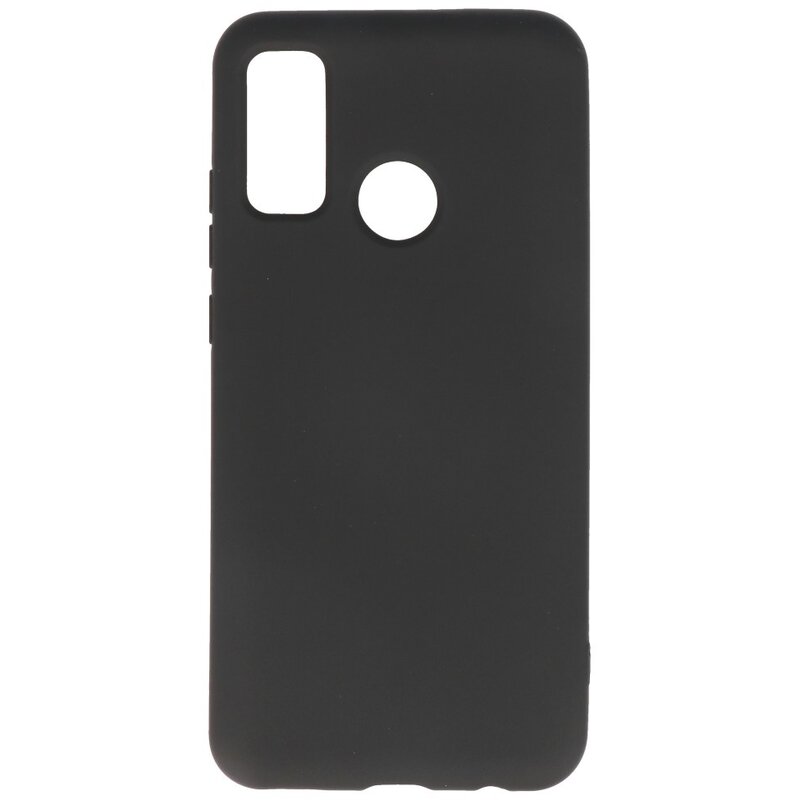 Carcasa de TPU en color de moda Huawei P Smart 2020 Negro