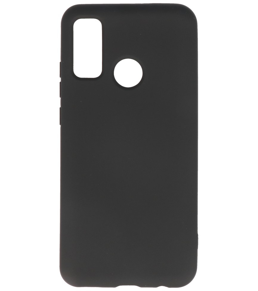 Carcasa de TPU en color de moda Huawei P Smart 2020 Negro
