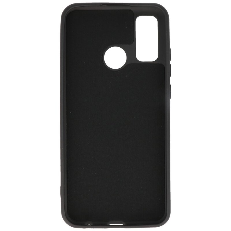 Mode Farbe TPU Fall Huawei P Smart 2020 Schwarz